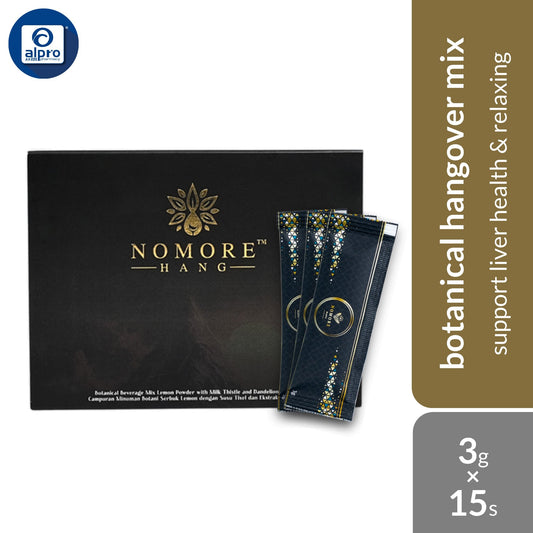 Nomore Hang On-The-Go Hangover Relief 3g ×15s | Support Liver Health & Wake Up Refreshed Nomore Hang