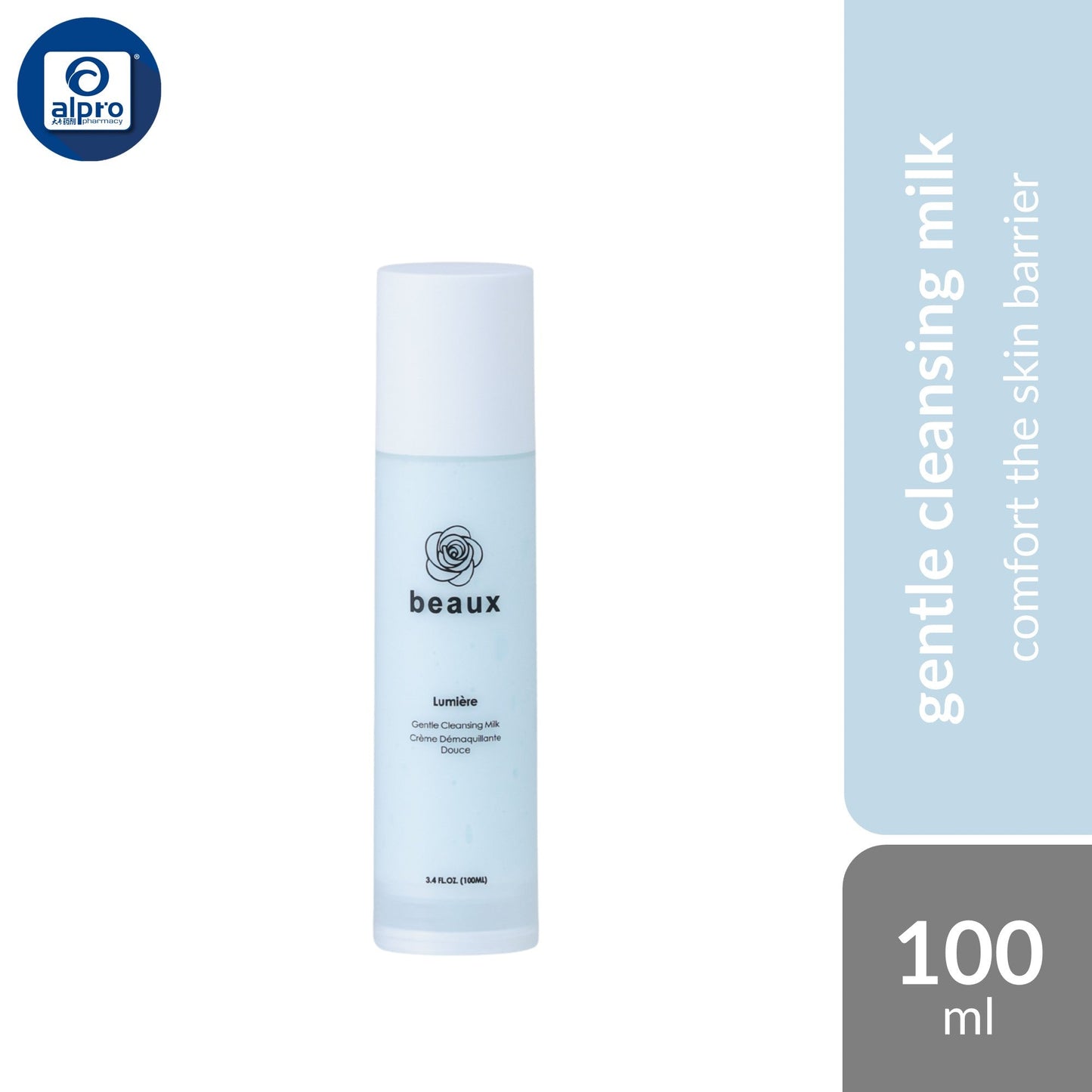 beaux Lumière Gentle Cleansing Milk 100ml | Comfort the Skin Barrier Beaux