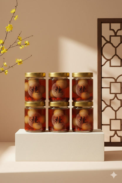 Beauty Blossom Collagen - Fish Scale Collagen Jelly 150ml (Longan Red Dates 3s + White Peach Oolong 3s) | Natural Fish C Beauty Blossom