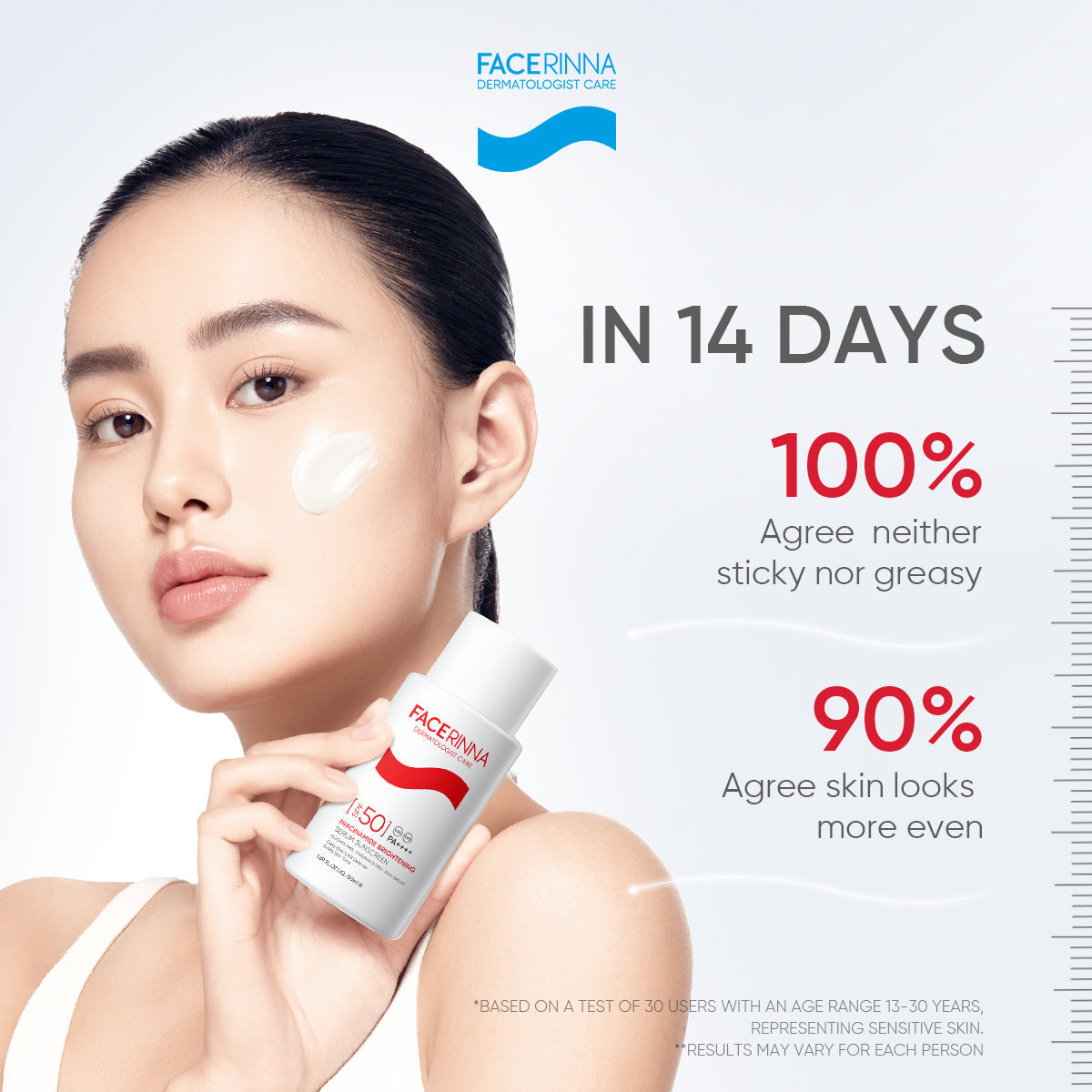 [Group Buy Delivery Starts: 20/7/2026] Facerinna Niacinamide Brightening Serum Sunscreen SPF 50 PA++++ | No White Cast Group Buy