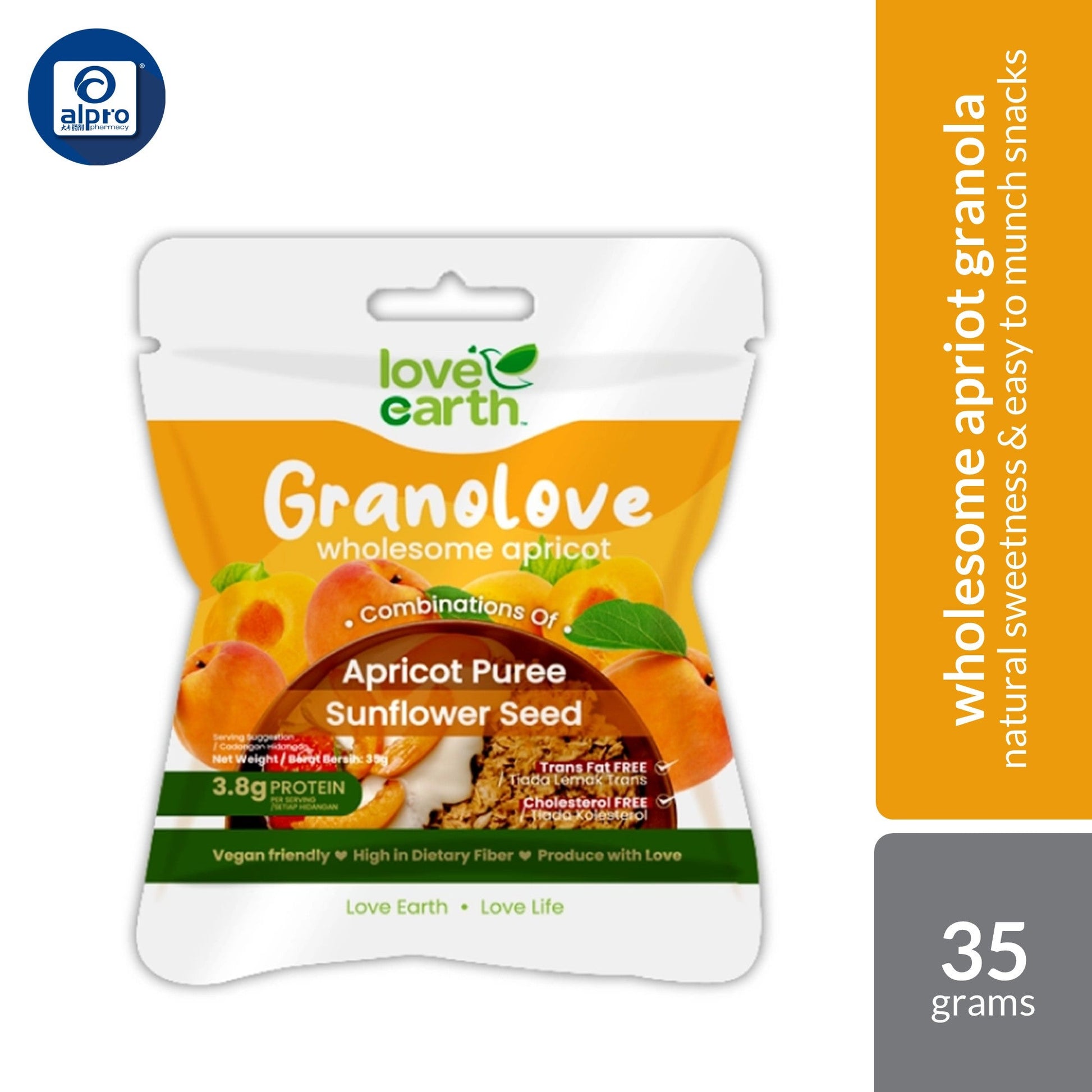 [Group Buy Delivery Starts: 4/8/2026] Love Earth Snack Pack Granolove (Toffee/Apricot/Quinoa Cranberry/Nutty Banana) 35g Group Buy