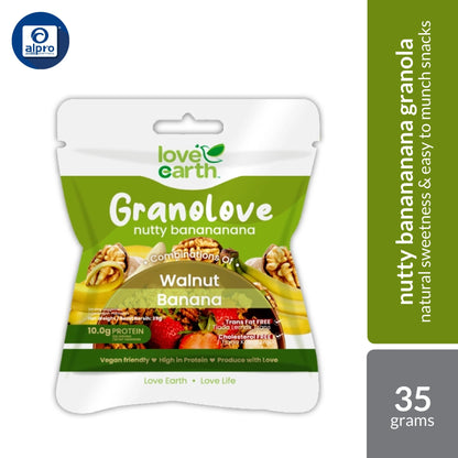 [Group Buy Delivery Starts: 4/8/2026] Love Earth Snack Pack Granolove (Toffee/Apricot/Quinoa Cranberry/Nutty Banana) 35g Group Buy