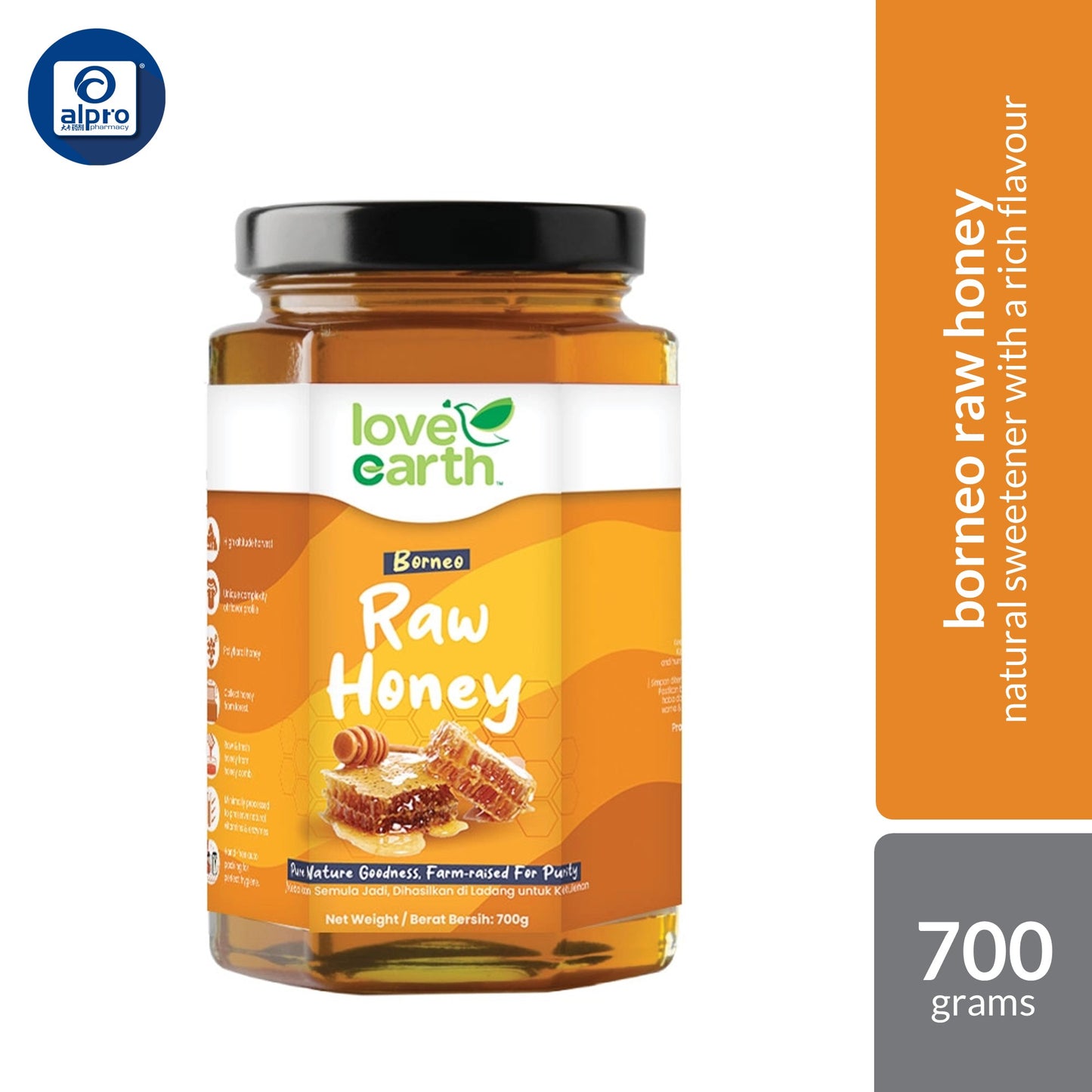 [Group Buy Delivery Starts: 7/4/2026] Love Earth Honey 700g (Wild/Raw) Group Buy