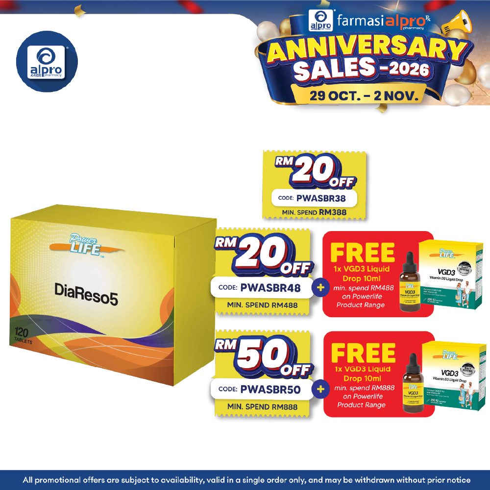 Powerlife Diareso5 12X10s | General Health Maintainence