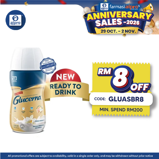 Glucerna Vanilla 220ml Ready to Drink