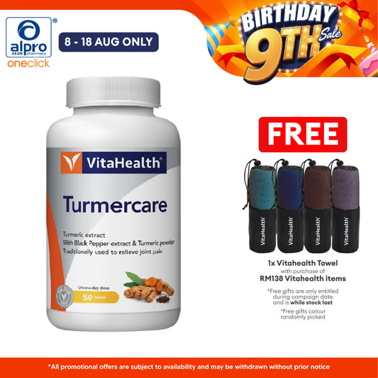 Vitahealth Turmercare 50s | Joint Care Vitahealth