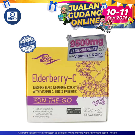 Berry Bright Elderberry-C 2.2G X 30S Berry Bright
