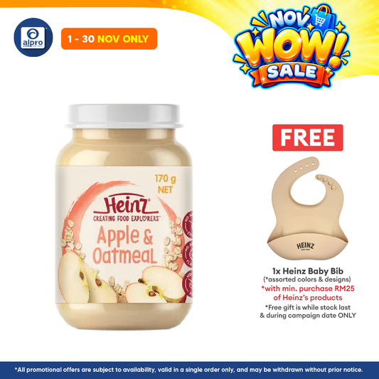 Heinz Apple & Oatmeal Jar Food 170g