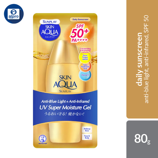 Sunplay UV Super Moisture Gel SPF50 80g | Anti-Aging Peptide Carnosine