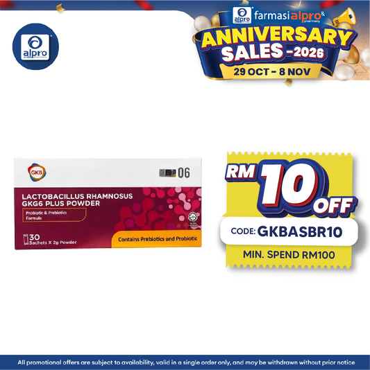 GKB Lactobacillus Rhamnosus GKG6 Plus Powder 30s