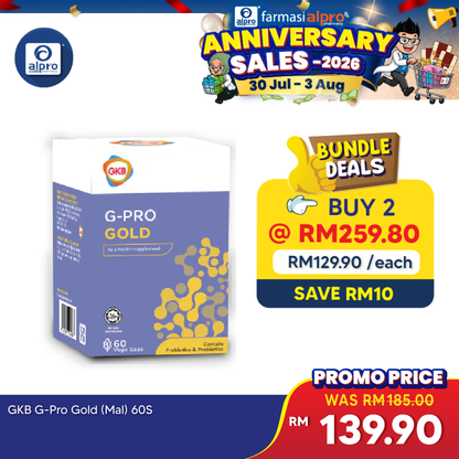 GKB G-Pro Gold Capsule 60s GKB