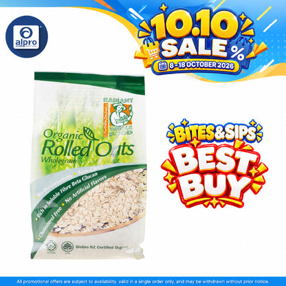 Radiant Organic Rolled Oats 500G