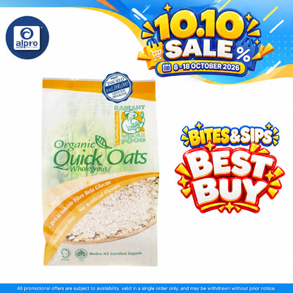 Radiant Organic Quick Oats 500G