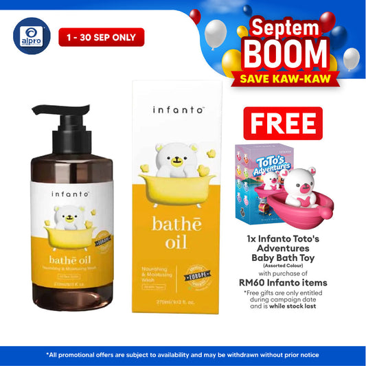 Infanto Bathe Oil 270ml | For Moisturize Baby Skin Infanto
