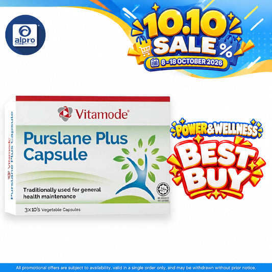 Vitamode Purslane Plus Capsule 30s | Overall Health and Metabolism