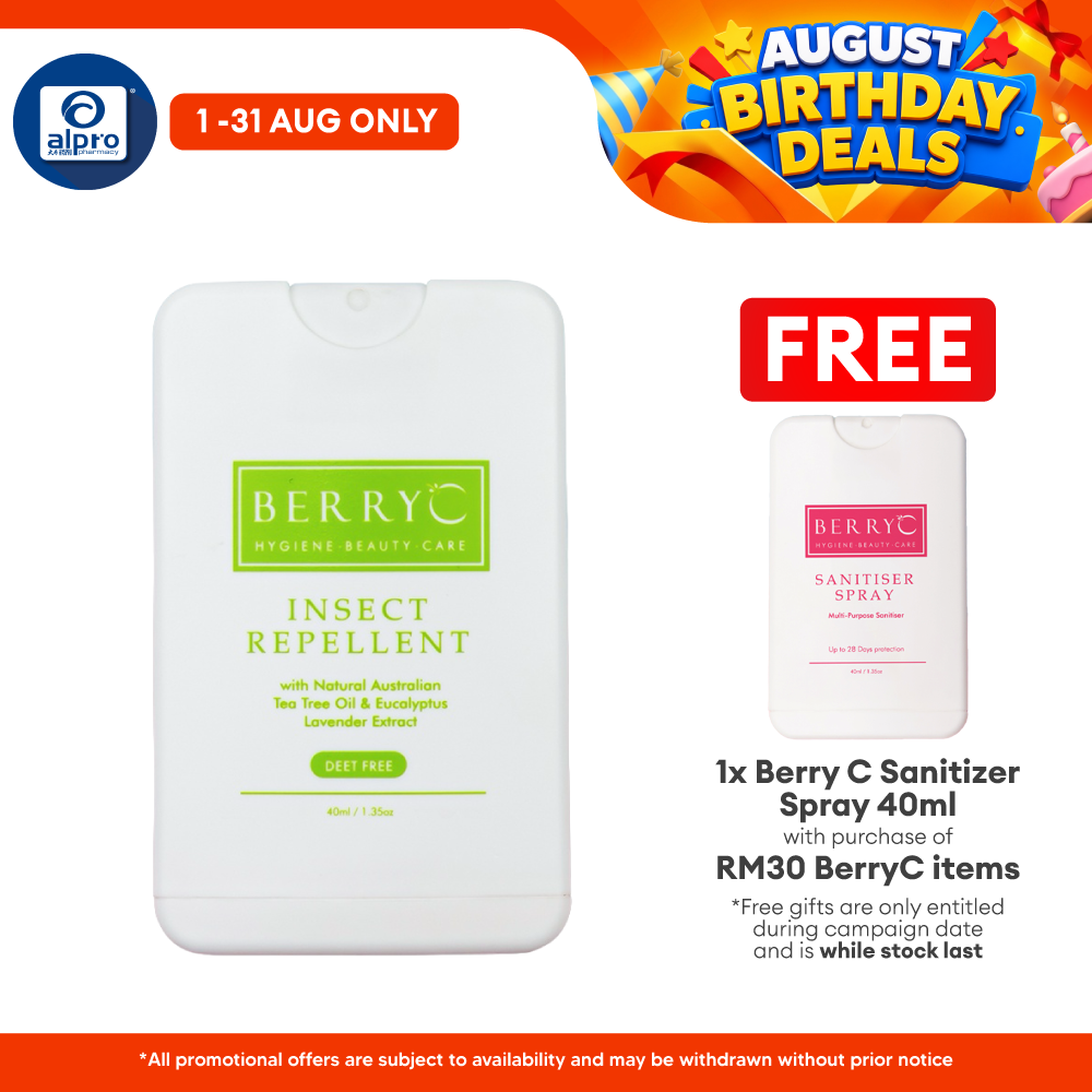 Berry C Insect Repellant 40ml | Natural Ingredient Berry C