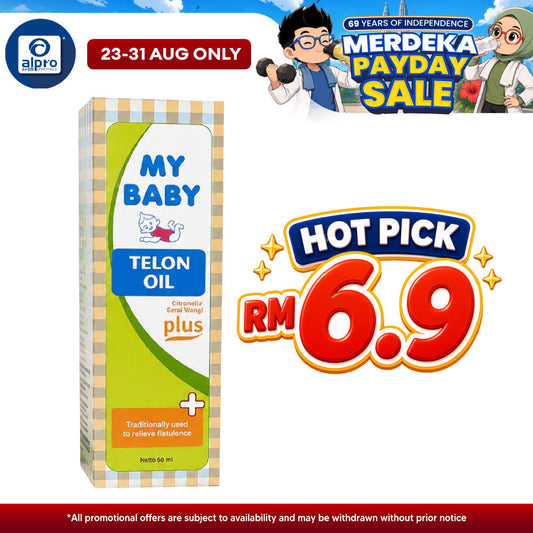 My Baby Telon Oil Plus 60ml | Improved Formula My Baby