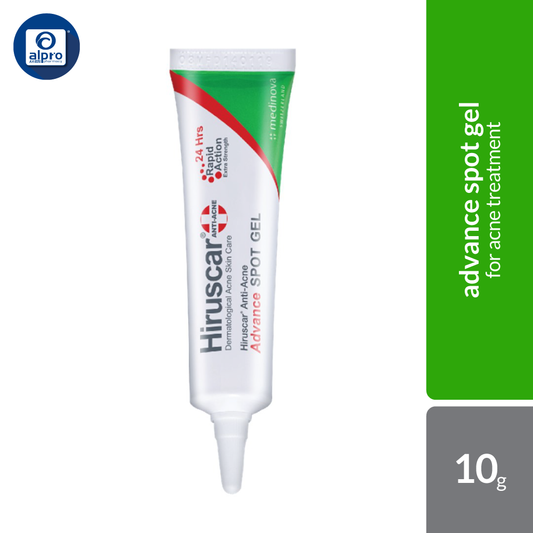 Hiruscar Anti-Acne Advance Spot Gel 10g | Rapid Scar & Acne Treatment in 24 Hours Hiruscar