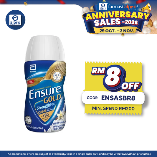 Abbott Ensure Gold YBG Vanilla 220ml