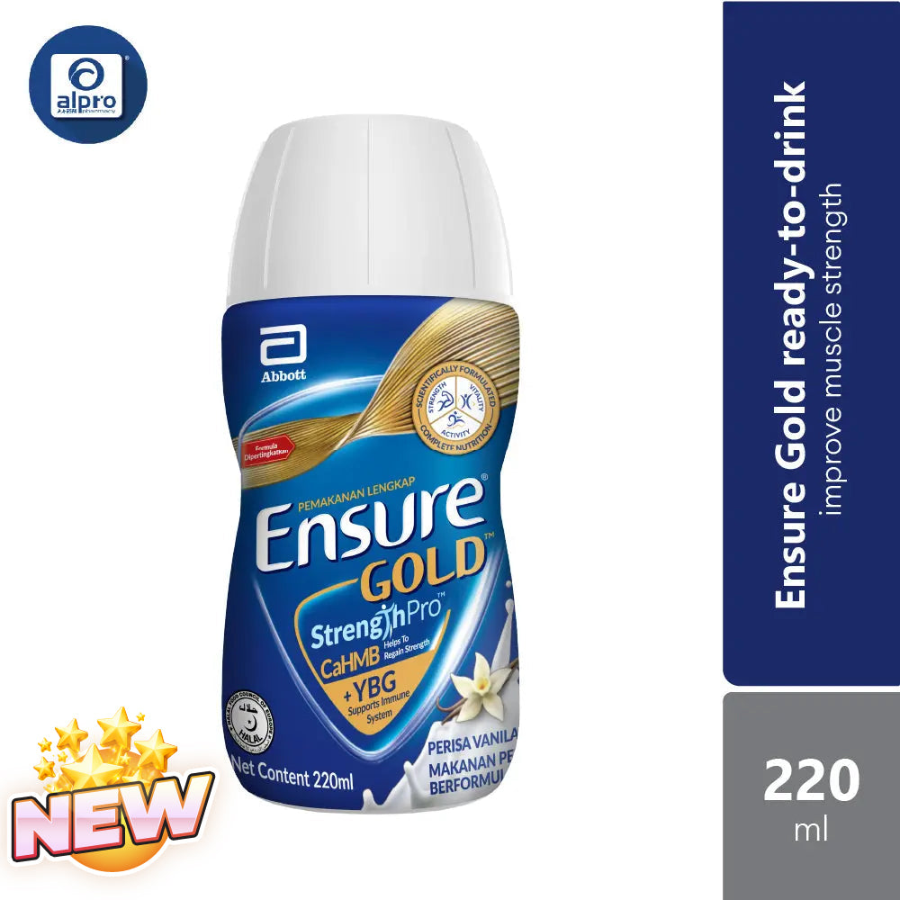 Abbott Ensure Gold YBG Vanilla 220ml Ensure