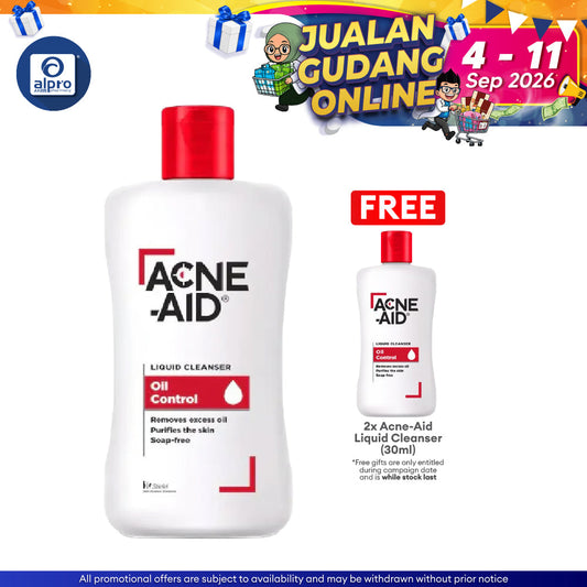 Acne-Aid Liquid Cleanser Oil Control 100ml | Soap-Free Liquid Cleanser Acne-Aid