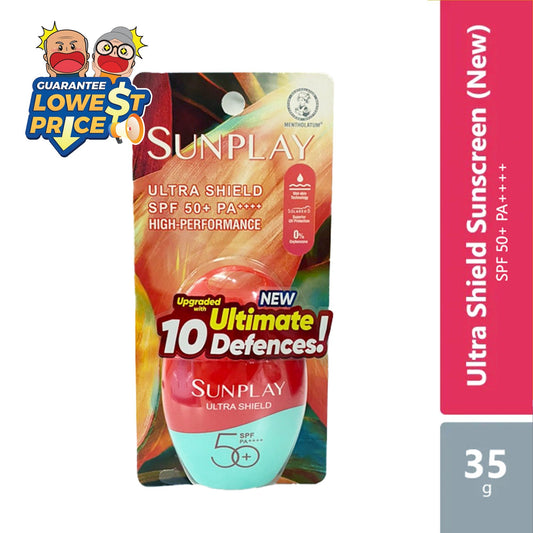 Sunplay Ultra Shield SPF50+ PA++++ 130 35g (New) | Provide Protection For Sensitive Skin Sunplay