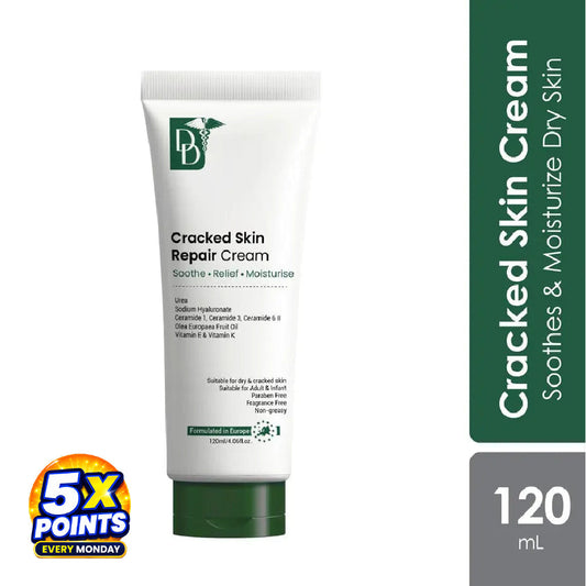 DD Cracked Skin Repair Moisturizing Cream  120ml | Relieve Skin Rashes and Itchiness DD