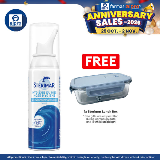 Sterimar Nose Hygiene & Comfort Isotonic Spray 50mL | Gently Cleanse & Clear Nasal Passage