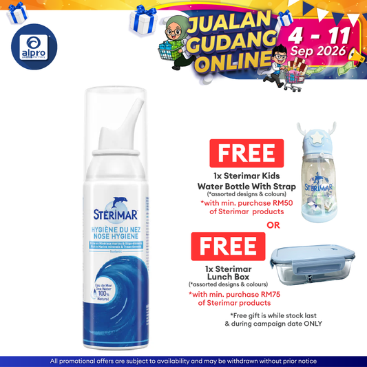 Sterimar Nose Hygiene & Comfort Isotonic Spray 50mL | Gently Cleanse & Clear Nasal Passage Sterimar
