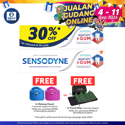 Sensodyne Sensitivity & Gum Extra Fresh 100g 2s | Dual Action Alpro Pharmacy