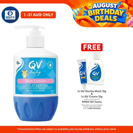 Ego QV Baby Skin Lotion 250ml | For Delicate or Sensitive Skin QV