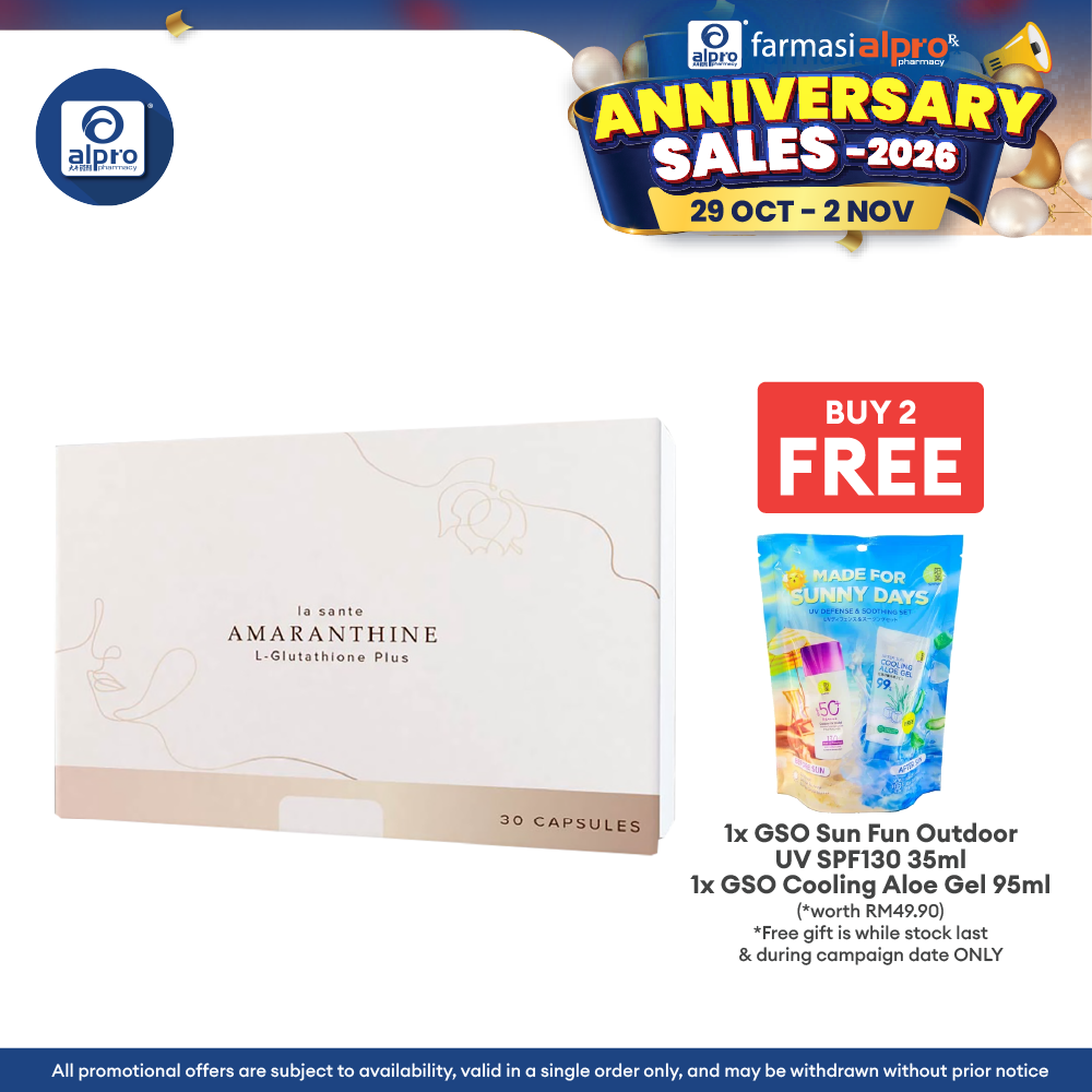 La Sante Amaranthine L-Glutathione Plus 30s | Fights The Sign Of Aging