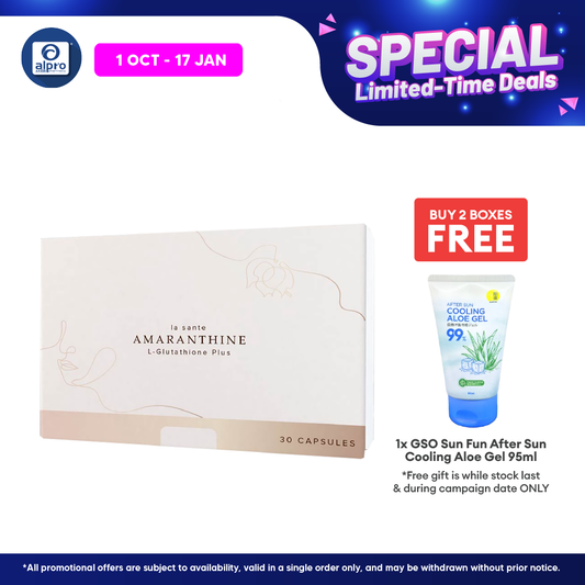 La Sante Amaranthine L-Glutathione Plus 30s | Fights The Sign Of Aging