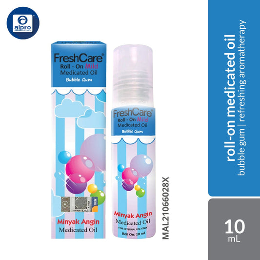Fresh Care Roll On Bubble Gum 10ml Fresh Care