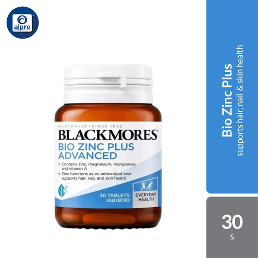 Blackmores Bio Zinc Plus 30s | Maintains Healthy Skin Blackmores