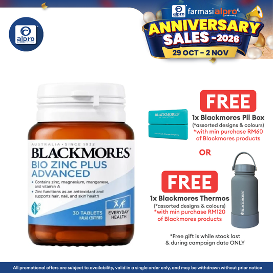 Blackmores Bio Zinc Plus 30s | Maintains Healthy Skin