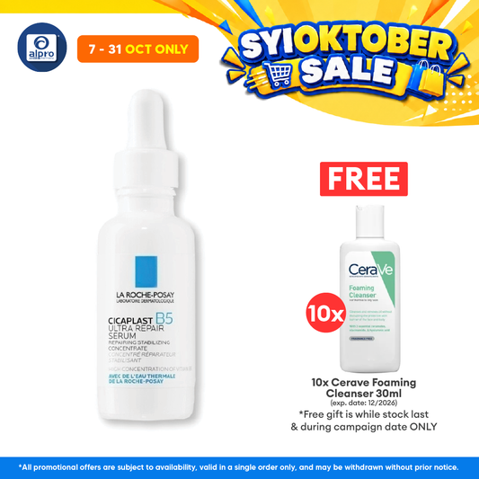 La Roche-Posay Cicaplus Ultra Repair Serum 30ml | High Concentration of Vitamin B5