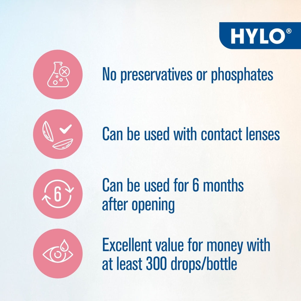 Hylo Dual 10ml | Relieve Inflammation & Allergy Symptoms Ursapharm