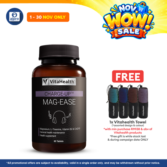 Vitahealth Charge-Up Mag-Ease 60s | Muscle Tension Relief