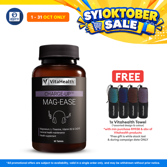 Vitahealth Charge-Up Mag-Ease 60s | Muscle Tension Relief