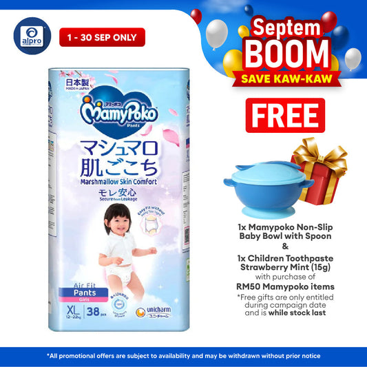 Mamy Poko Air Fit Girl (XL) 38s | Deep Absorbent MamyPoko