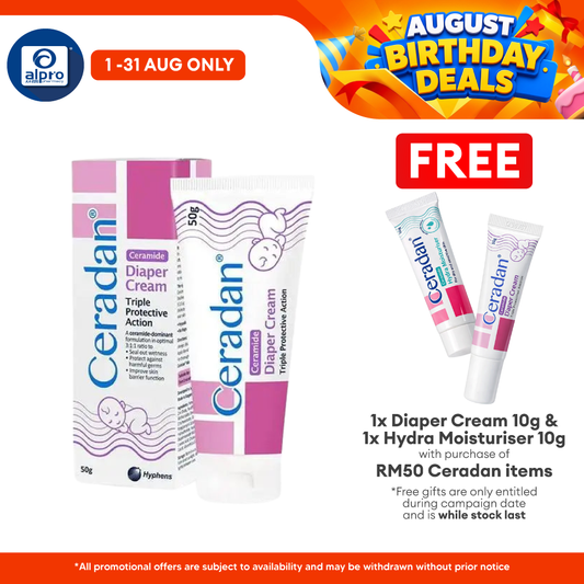 Ceradan Diaper Cream 50G | For Diaper Rash Ceradan