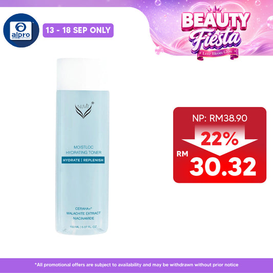 Nuvit Moistloc Hydrating Toner 150mL | Long Lasting Hydration & Soothe Skin