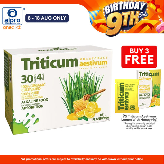 Triticum Aestivum Lemon with Honey 4G 30S | Antioxidant Food Plant & Tree