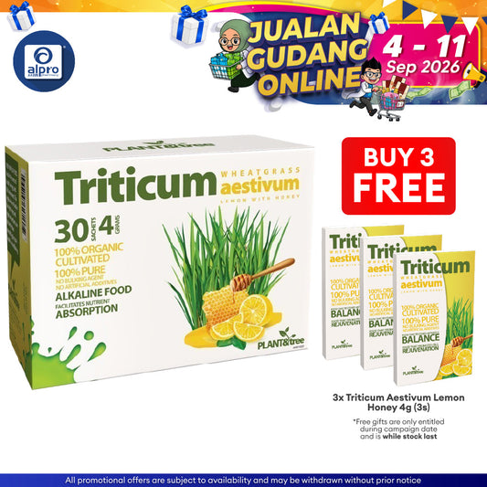 Triticum Aestivum Lemon with Honey 4G 30S | Antioxidant Food Plant & Tree