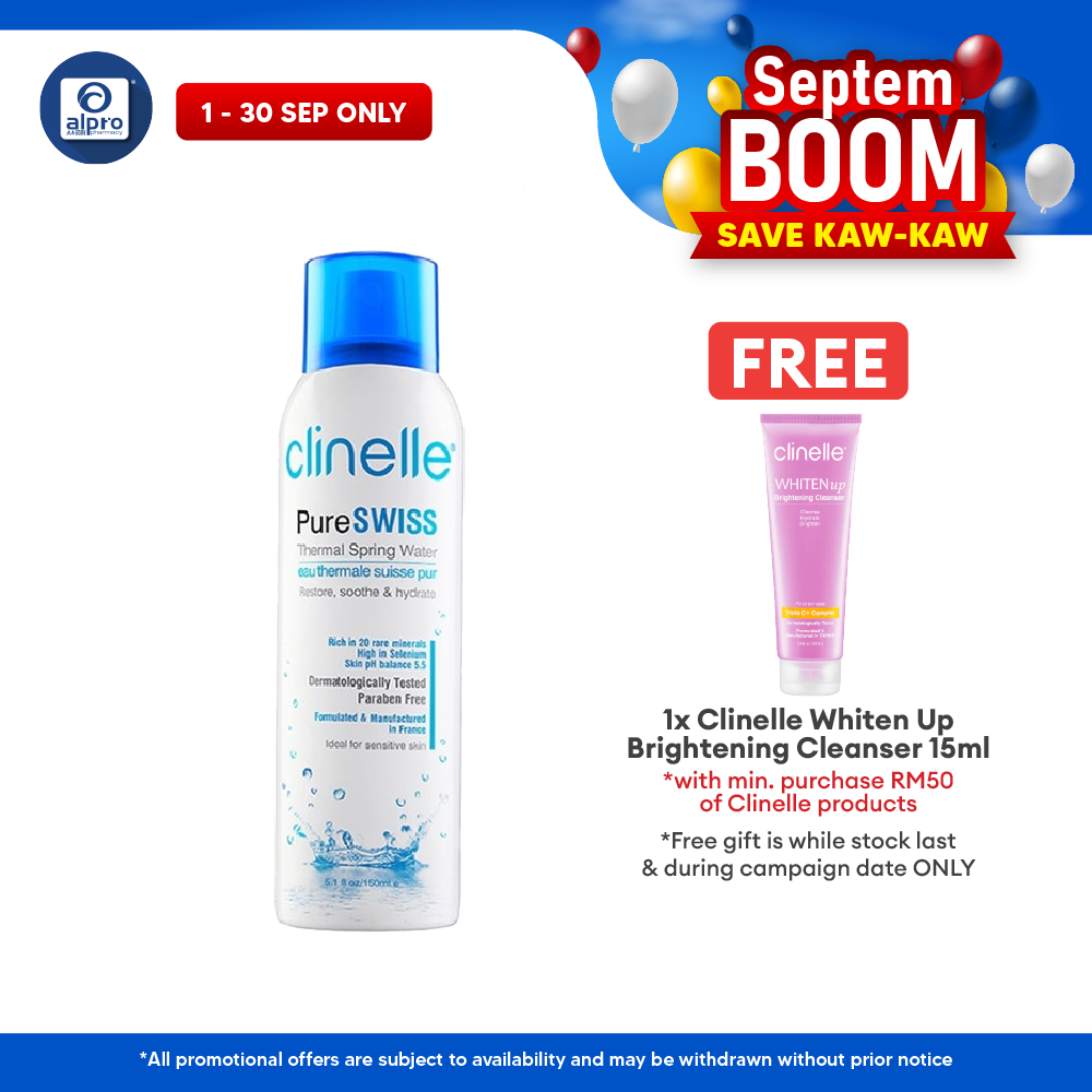 Clinelle Thermal Spring Water 150ml Polylab