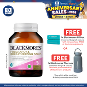 Blackmores Pregnancy and Breast-Feeding Gold 60s | Essential Nutrients for Mum & Baby