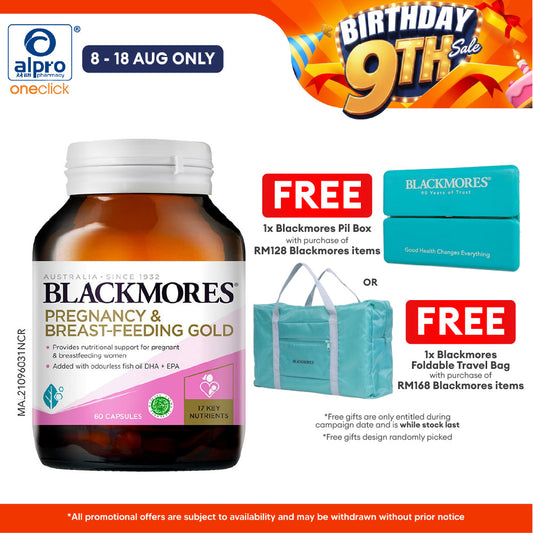 Blackmores Pregnancy And Breast-Feeding Gold 60s Blackmores
