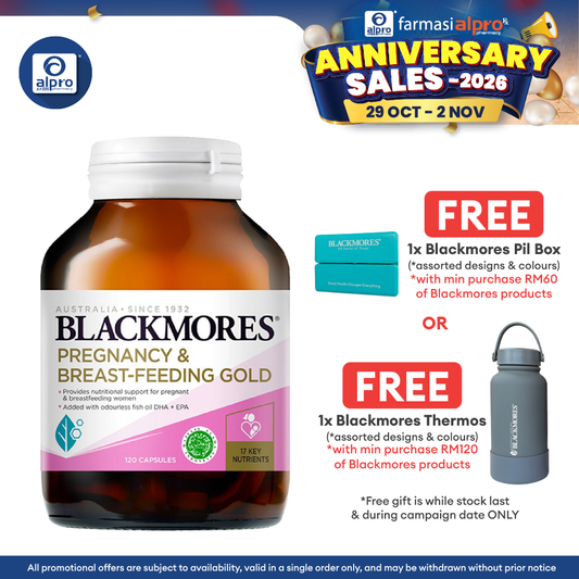 Blackmores Pregnancy And Breast-Feeding Gold 120s | For Pregnant and Nursing Mothers