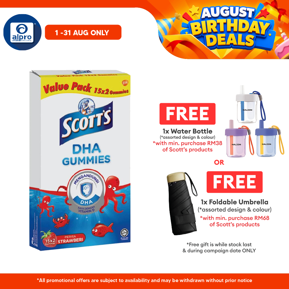 Scotts DHA Strawberry 2X15s Scotts